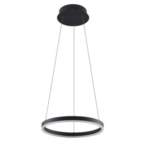 Arcchio LED Albiona 9939021 Modern in Schwarz aus Metall 1-flammig Küchenleuchte