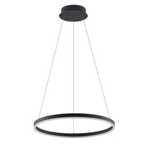 Arcchio LED Albiona 9939022 Modern in Schwarz aus Metall 1-flammig Küchenleuchte