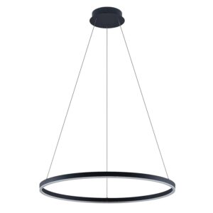Arcchio LED Albiona 9939023 Modern in Schwarz aus Metall 1-flammig Küchenleuchte