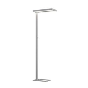 Arcchio LED Bürostehleuchten Logan 9968003 Dimmbar Modern in Alu aus Aluminium 2-flammig Arbeitszimmerleuchte