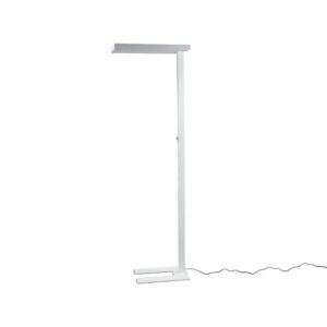 Arcchio LED Bürostehleuchten Logan 9968004 Dimmbar Modern in Weiß aus Aluminium 2-flammig Arbeitszimmerleuchte