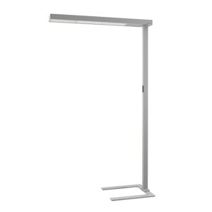 Arcchio LED Bürostehleuchten Susi 9968054 Dimmbar mit Bewegungsmelder Modern in Alu aus Aluminium 1-flammig Arbeitszimmerleuchte