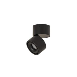 Arcchio LED Deckenlampe Rotari 10025751 Modern in Schwarz aus Aluminium 1-flammig Flurleuchte