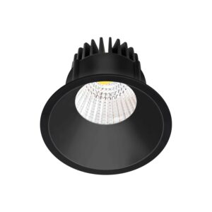 Arcchio LED Hochvolt Einbaustrahler Niria 10017686 Modern in Schwarz aus Aluminium 1-flammig Wohnzimmerleuchte