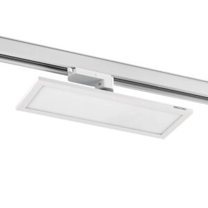 Arcchio LED Stromschienenstrahler LED Panel Hairis Modern in Weiß 1-flammig  Arbeitszimmerleuchte