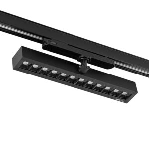 Arcchio LED Stromschienenstrahler Millay 9654014 Modern in Schwarz aus Aluminium 1-flammig Arbeitszimmerleuchte