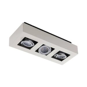 Arcchio Strahler Vince 9620458 Modern in Weiß aus Aluminium 3-flammig GU10 Flurleuchte