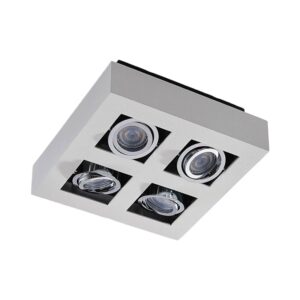 Arcchio Strahler Vince 9620459 Modern in Weiß aus Aluminium 4-flammig GU10 Flurleuchte