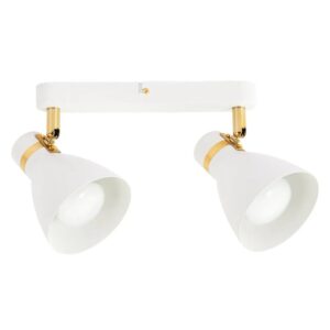 Arte Lamp Deckenstrahler Fafnir 2-flammig schwenkbar Weiß E27
