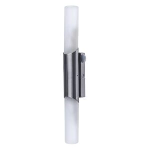 Arte Lamp Spiegelleuchte Aqua-Bastone 2-flammig Silber E14 feuchtigkeitsresistent