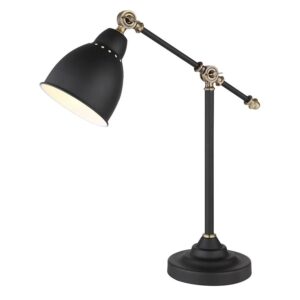 Arte Lamp Tischleuchte Braccio E27 Schwarz Metall