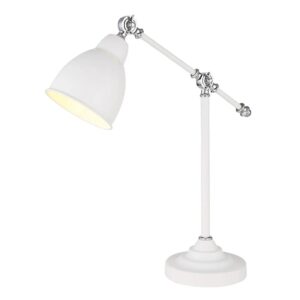 Arte Lamp Tischleuchte Braccio E27 Weiß Metall