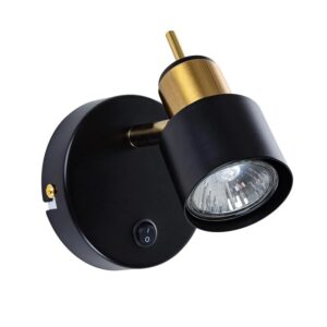 Arte Lamp Wandleuchte Almach GU10 Schwarz Metall