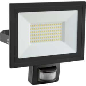 Außenstrahler mit Bewegungssensor FLS 35W - LED Aluminium Schwarz