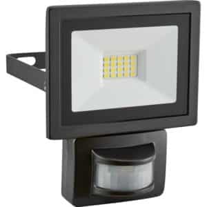 Außenstrahler mit Bewegungssensor FLS 7W - LED Aluminium Schwarz