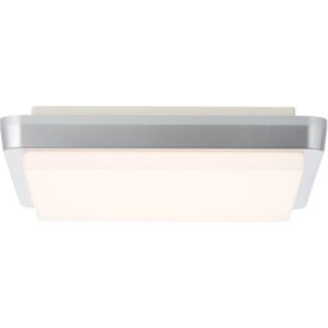 Brilliant LED-Außenwandleuchte Devora Silber 28 cm x 28 cm Eckig