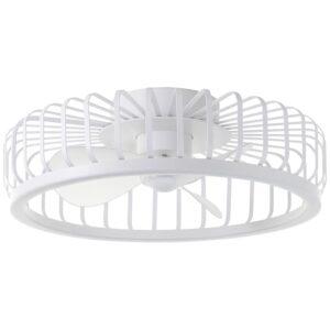 Brilliant LED-Deckenleuchte Capo mit Ventilator Weiß Ø 48 cm