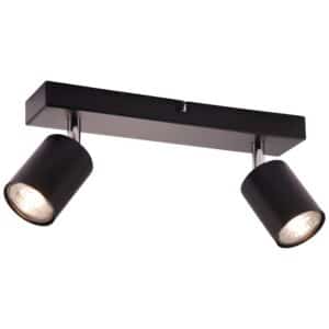 Brilliant LED-Deckenstrahler Taio 2-flammig Schwarz 35