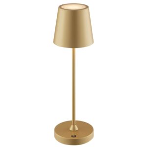 Brilliant Tischleuchte LED Elora 11cm Gold matt