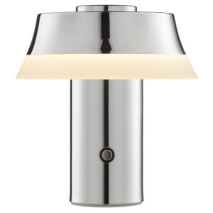 Brilliant Tischleuchte LED Kinich 15cm Chrom