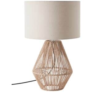 Brilliant Tischleuchte Laraine 53 cm hoch Beige-Weiß