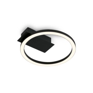 Brilo LED-Deckenleuchte Nici Warmweiße Lichtfarbe Schwarz 75 cm x 21 cm x 11 cm