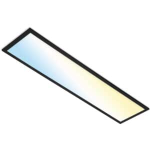 Brilo LED-Deckenleuchte Piatto S B-Smart Panel Dimmbar Schwarz 28 W