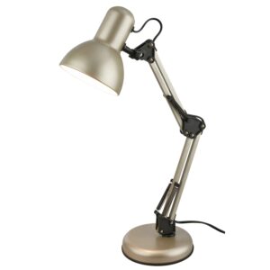 Brilo Tischleuchte Pixa Verstellbar Satin-Metallic Ø 15