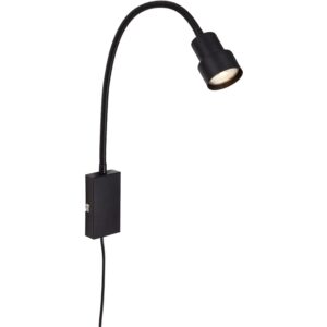 Briloner LED Bettleuchte Tusi Schwenkbar Touch Warmweiß 69 cm Schwarz