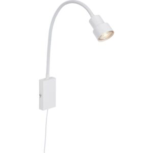 Briloner LED Bettleuchte Tusi Schwenkbar Touch Warmweiß 69 cm Weiß