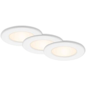 Briloner LED Einbauleuchten Thin 3er-Set Warmweiß 11