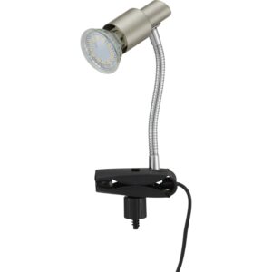 Briloner LED-Klemmleuchte Nickel matt