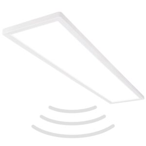 Briloner LED Panel Bewegungsmelder IP44 Flach 4000 Kelvin Weiß