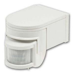 ChiliTec Aufputz Wand-Bewegungsmelder CBM 180 Grad IP44 Weiß