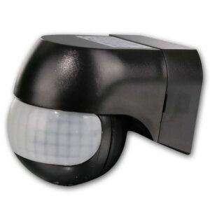 ChiliTec Bewegungsmelder 180 Grad CBM-Slim Schwarz 1-800W 12m