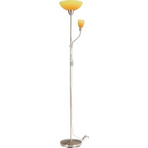 Deckenfluter Pienza Nickel Matt Gelb-Grün
