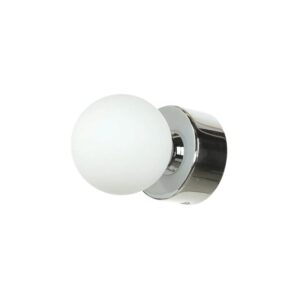 EASYLIGHT Wandlampe Bad Metall Glas Ø 7