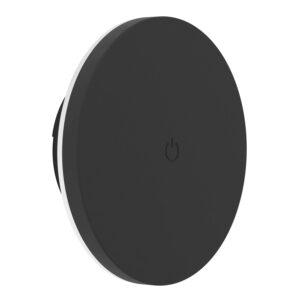 EGLO Außen-LED-Wandleuchte rund VALGIANO Schwarz m. Touch Ø 150mm IP44