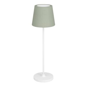 EGLO LED Akku Tischleuchte LEONERO Grün kabellos Touchdimmer H 340mm
