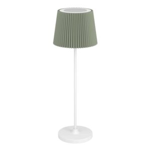 EGLO LED Akku Tischleuchte LEONERO Grün kabellos Touchdimmer H 370mm