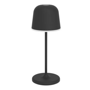 EGLO LED Akku Tischleuchte MANNERA-S Schwarz m. Touch m. Erdspieß IP54