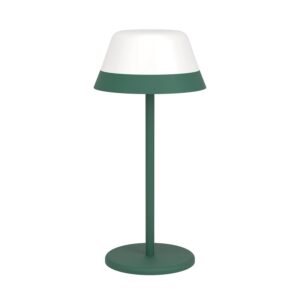 EGLO LED Außen-Tischlampe Meggiano Grün-Weiß kabellose Touch-Funkt. RGBW IP54