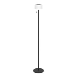 EGLO Solar-LED-RGBW-Stehleuchte MONTAPALMA-L Weiß-Schw. rund m. Zugschalter IP54