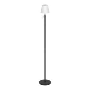 EGLO Solar-LED-RGBW-Stehleuchte MONTAPALMA-L Weiß-Schwarz m. Zugschalter IP54
