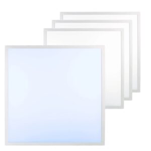 ENOVALITE 4er Pack LED Panel UGR Unter 19 62x62 cm Deckenleuchte 36W 3600Lm 6000K Kaltweiß Rasterleuchte mit Philips Driver