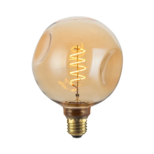ENOVALITE LED Filament Leuchtmittel CALDERA E27 4W 2200K Dimmbar Bernstein Warmweiß 125mm Dekorative Lampe