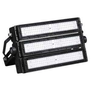 ENOVALITE Profi LED Stadion Fluter Flutlichtstrahler 300W 39000lm 5000K Neutralweiß Strahler IP66 IK10 Meanwell Driver