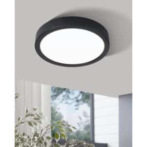 Eglo LED Aufbauleuchte Fueva 5 Schwarz dimmbar 17 W