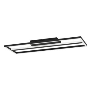 Eglo LED-Deckenleuchte Calagrano-Z Schwarz Weiß CCT-RGB 5 cm x 64 cm x 22 cm