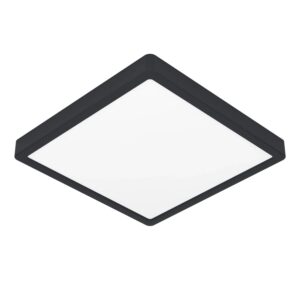Eglo LED-Deckenleuchte Fueva 6 Schwarz CCT 29 cm x 29 cm